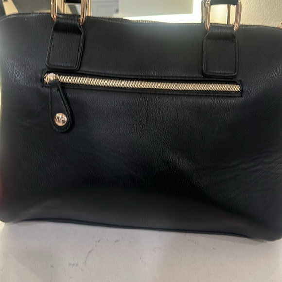 Marc New York Black Satchel with Gold Accents - Picture 8 of 15